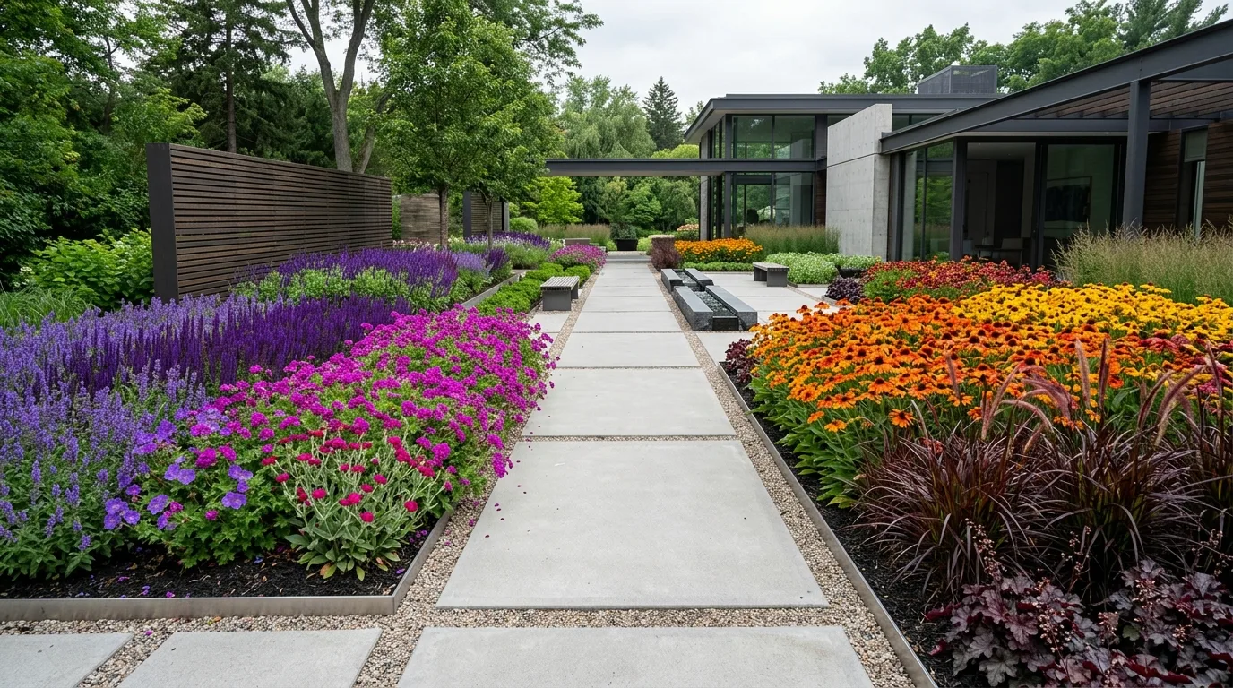 Corner Flower Garden